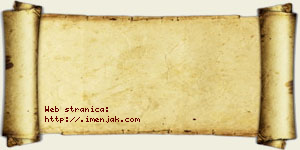 Alimpije Bežanović vizit kartica